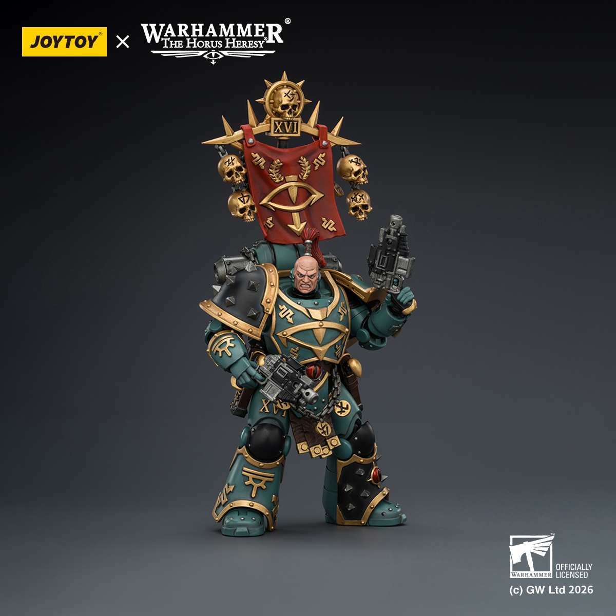 JOYTOY JT03936 Warhammer The Horus Heresy 1:18 Sons Of Horus Vheren Ashurhaddon Master of the True Sons - JOYTOY WORLD