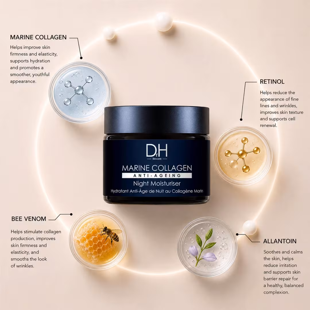 Dr H  Marine Collagen Anti-Aging Night Moisturizer