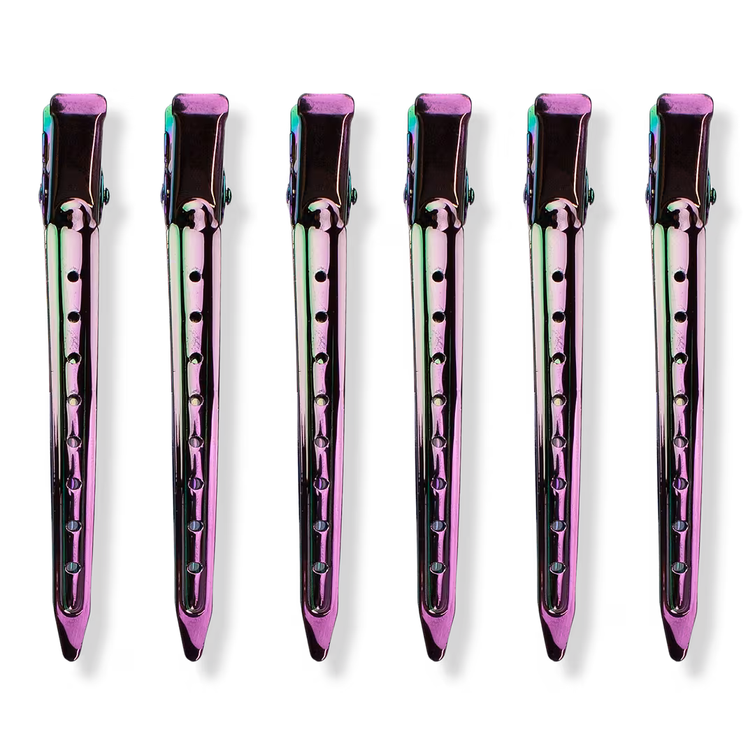 Kitsch  Rainbow Coated Metal Styling Clips