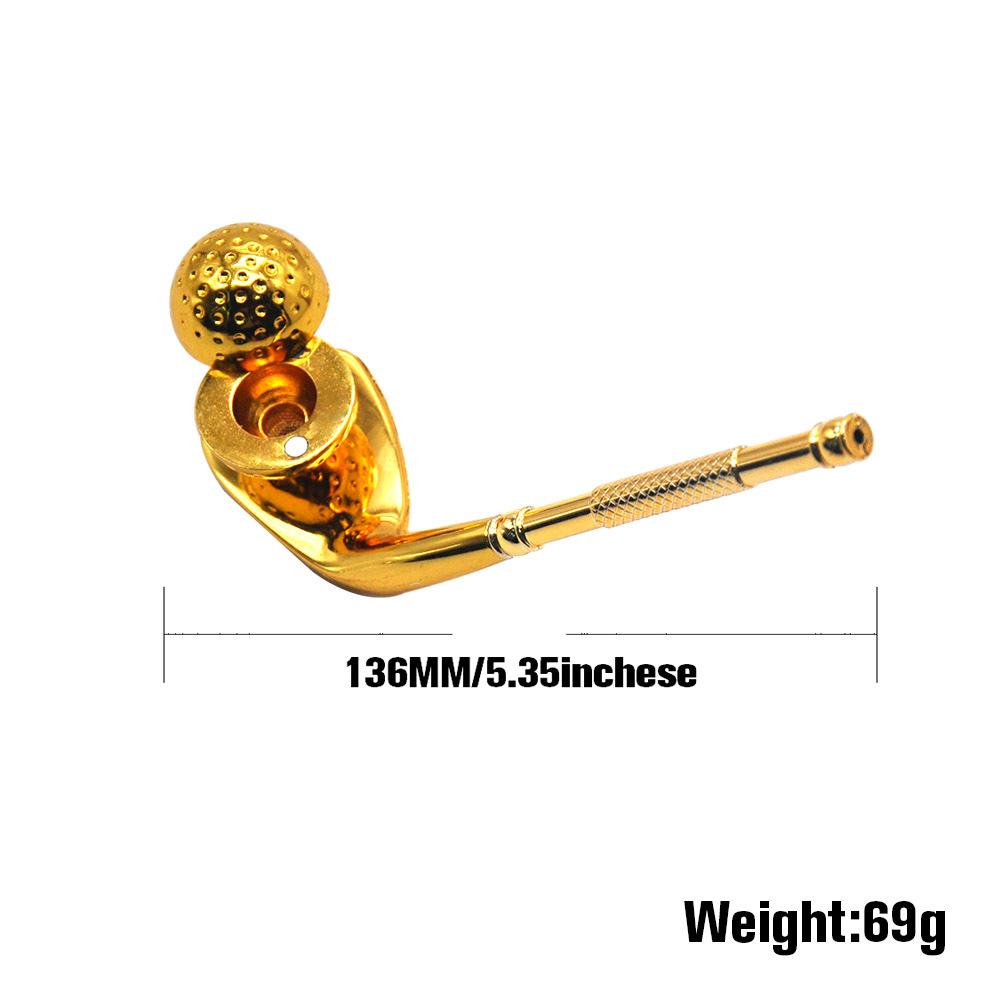 Golf Ball Metal Smoking Pipe