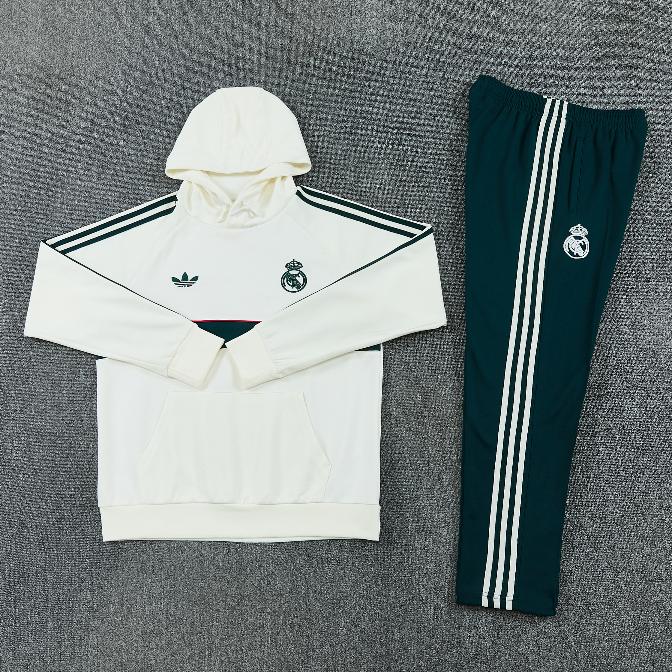2026/2027 Real Madrid Full Zipper Training Suit (Adult Set)