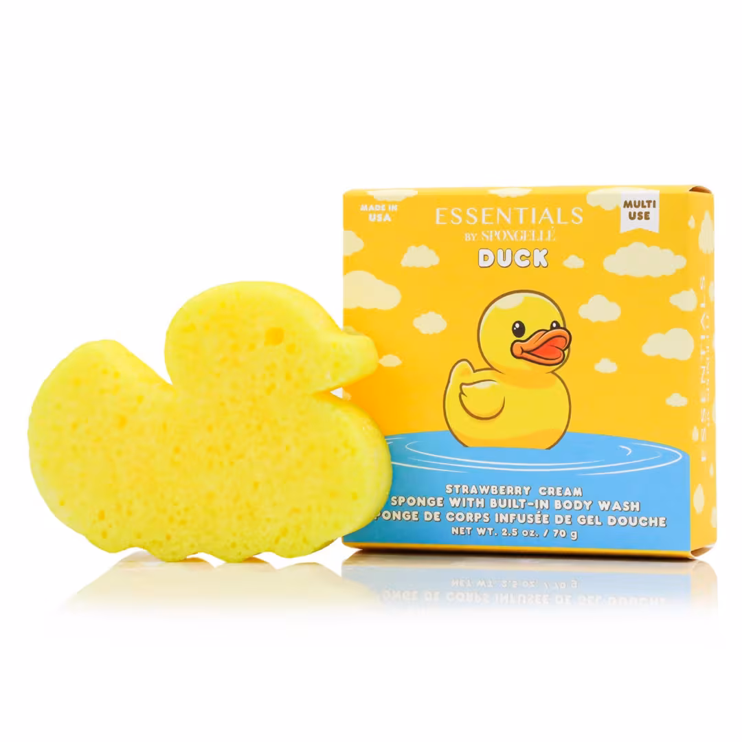SPONGELLE  Essentials by Spongelle Flutter Pals - Duck & Butterfly