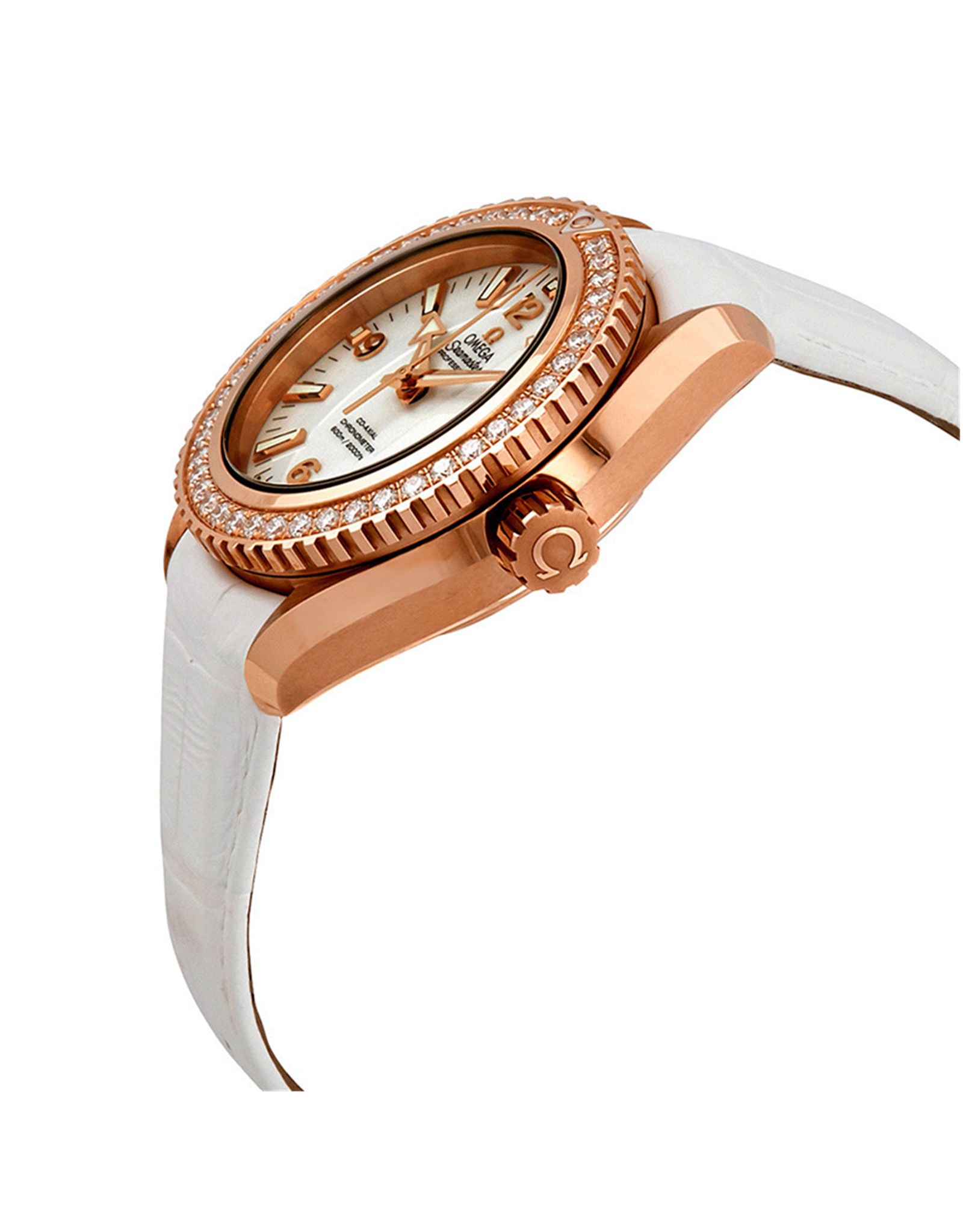 Replica Omega Planet Ocean White Dial Diamonds 232.58.38.20.04.001 37.5MM