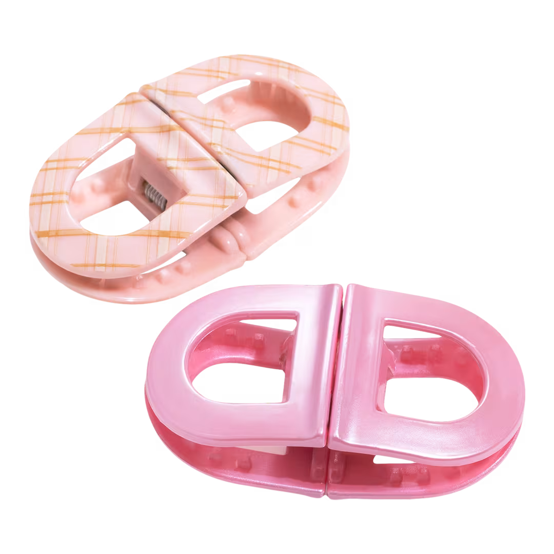 DAFNI KLIX  Pink-Pop Magnetic Claw Clips The Icon 2 Pack