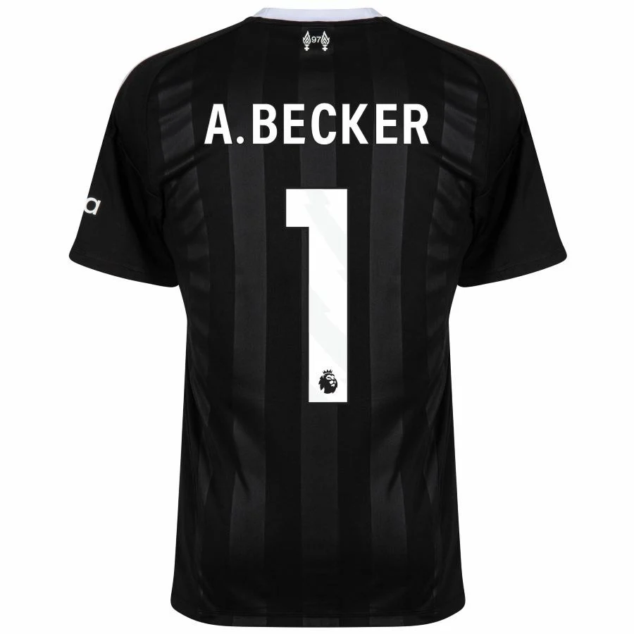 Liverpool A.Becker Goalkeeper Third Jersey Men 2025 2026 Black