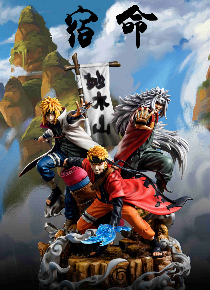 Naruto - Naruto & Minato & Jiraya by CW x SURGE studio