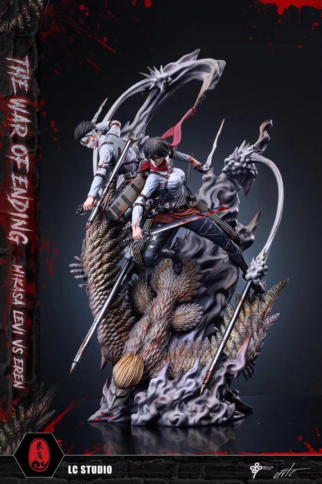 LC Studio - The War of Ending Mikasa Levi vs Eren | 最终之战 三笠兵长 vs 始祖巨人