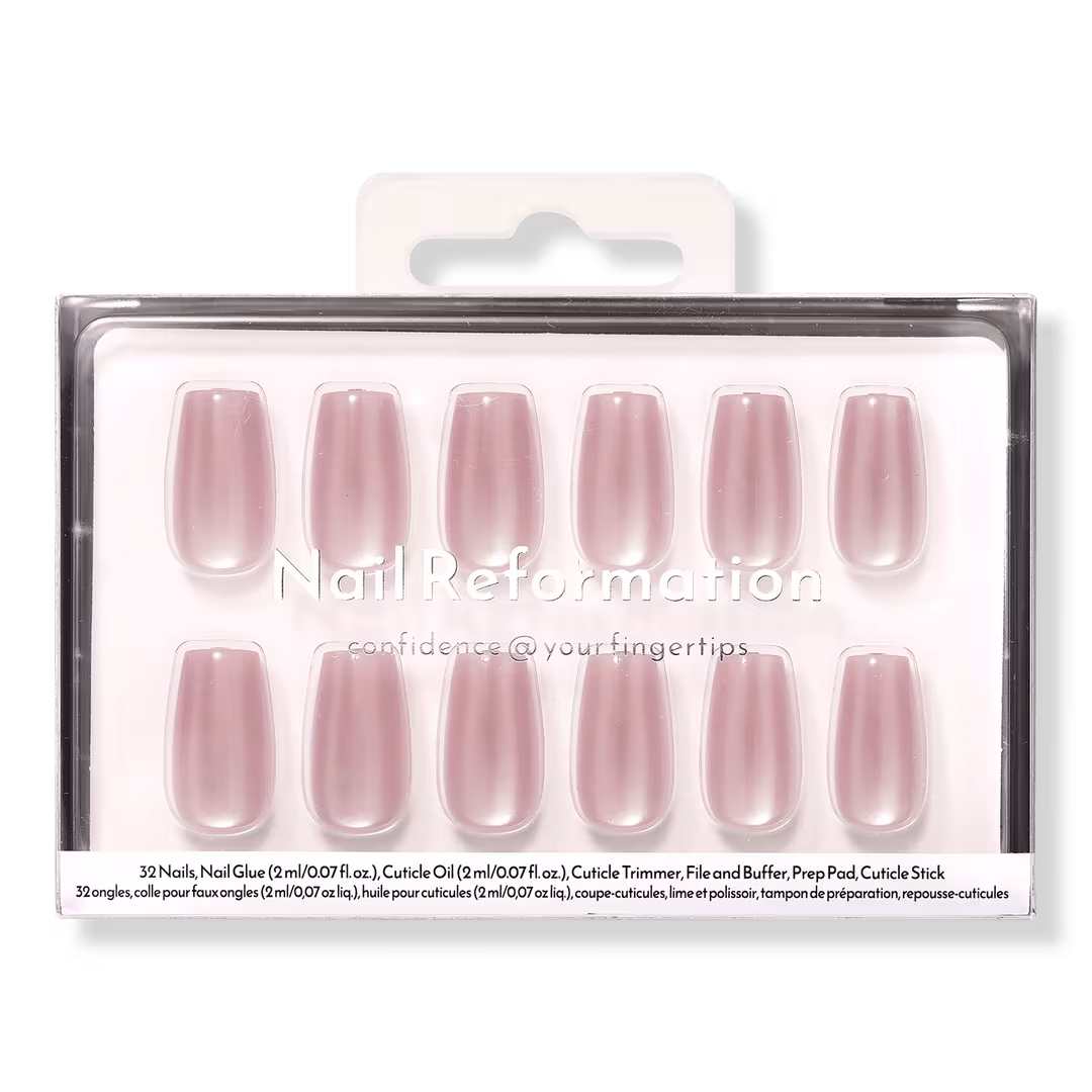 Nail Reformation  Dusty Rose Press On Nails