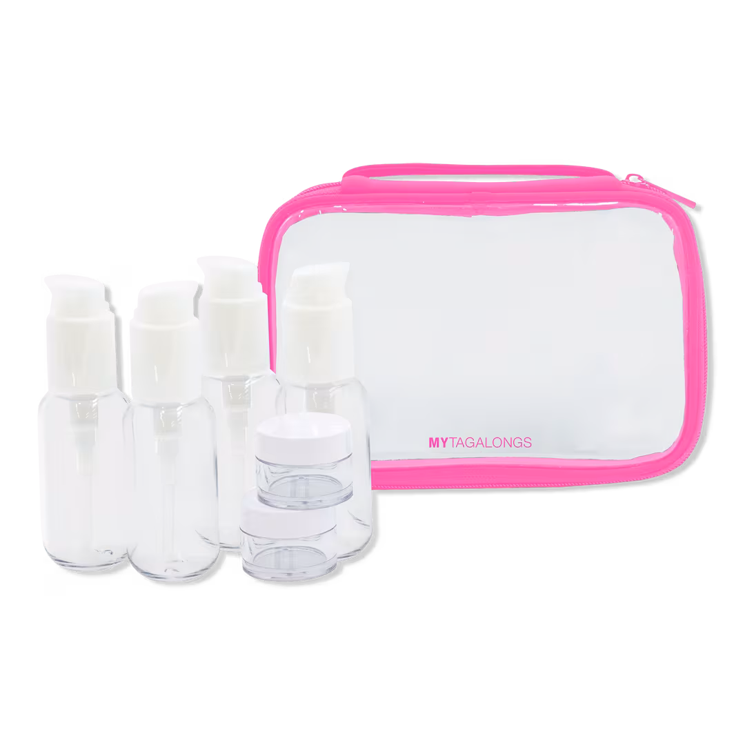 MYTAGALONGS  Premium Travel Bottles with Carrying Case