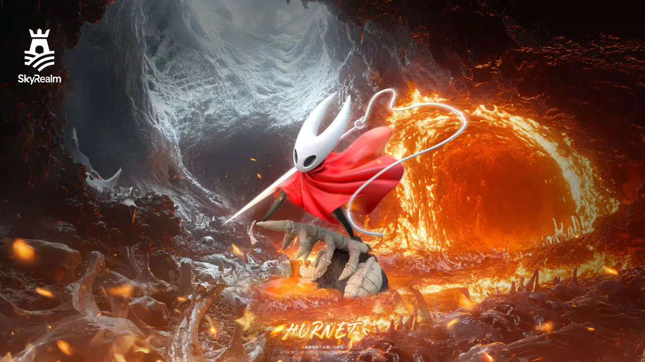 Hollow Knight - Silksong Hornet | Resin Statue | by SkyRealm Studio