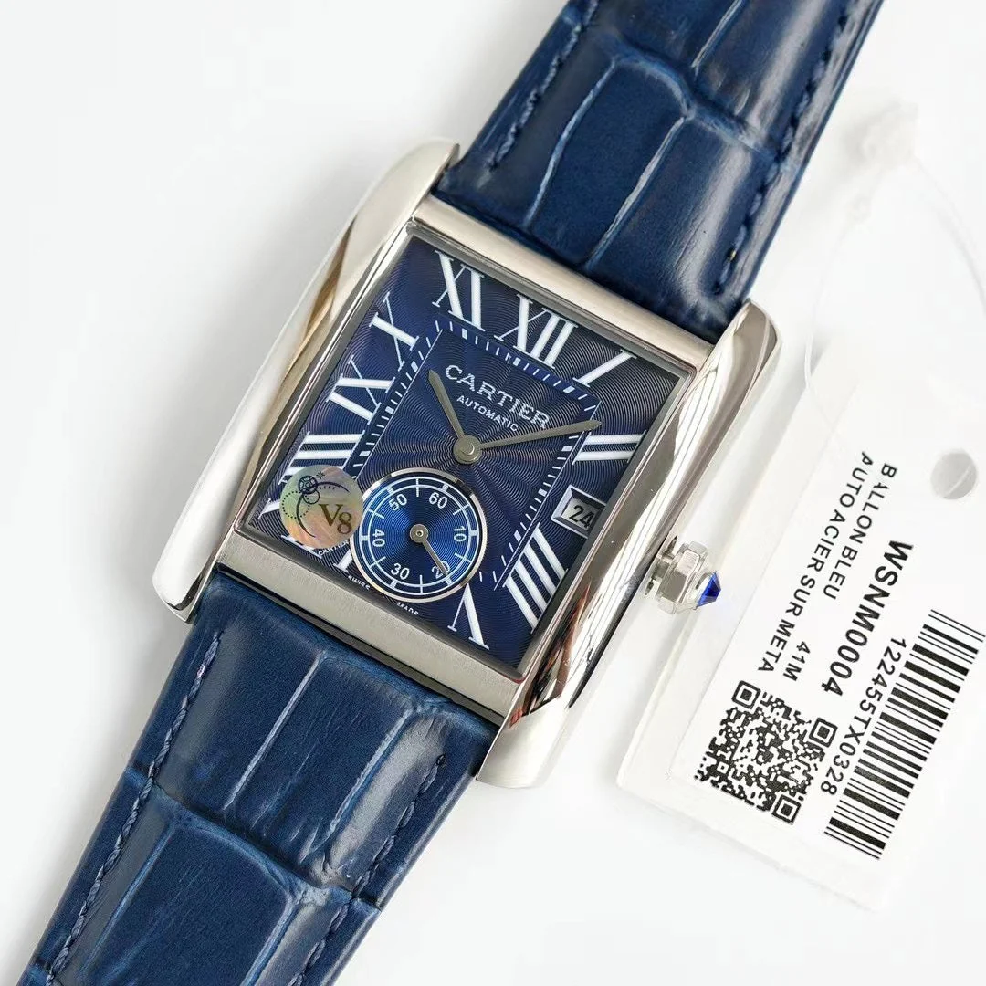 Cartier Watch TANK MC LADIES SECOND TIME STEEL CASE