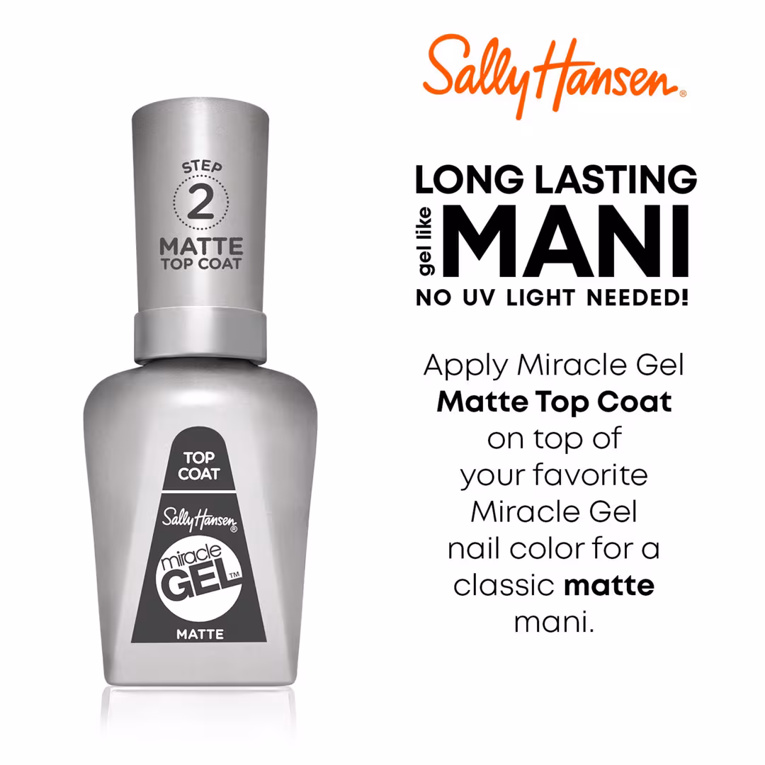 Sally Hansen  Miracle Gel Nail Polish Matte Top Coat