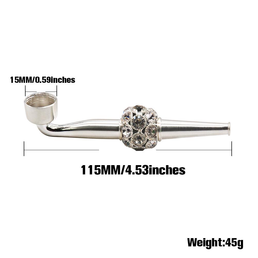 Diamond Metal Pipe w/ Cap