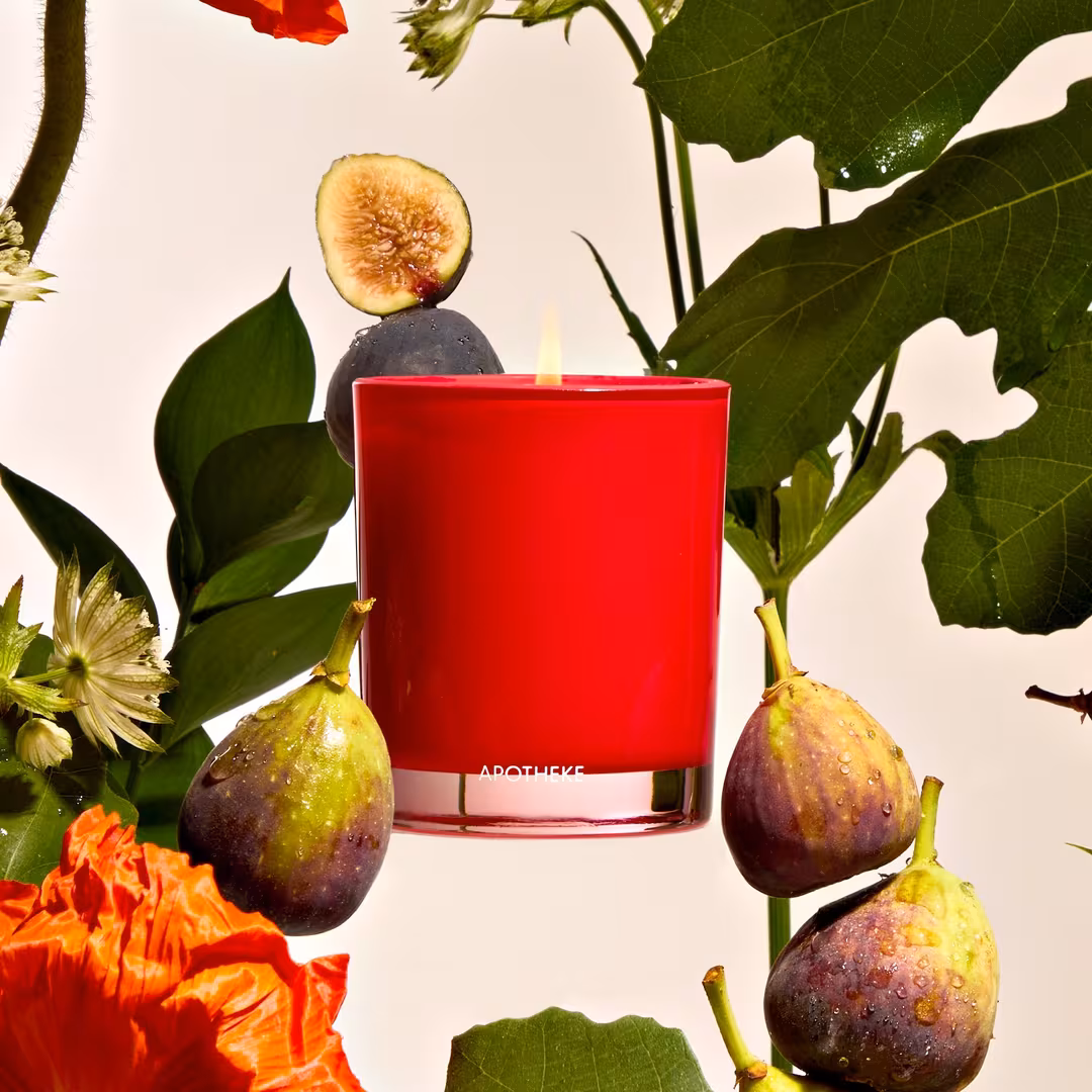 APOTHEKE  Fig and Olive Leaf Petite Scented Candle