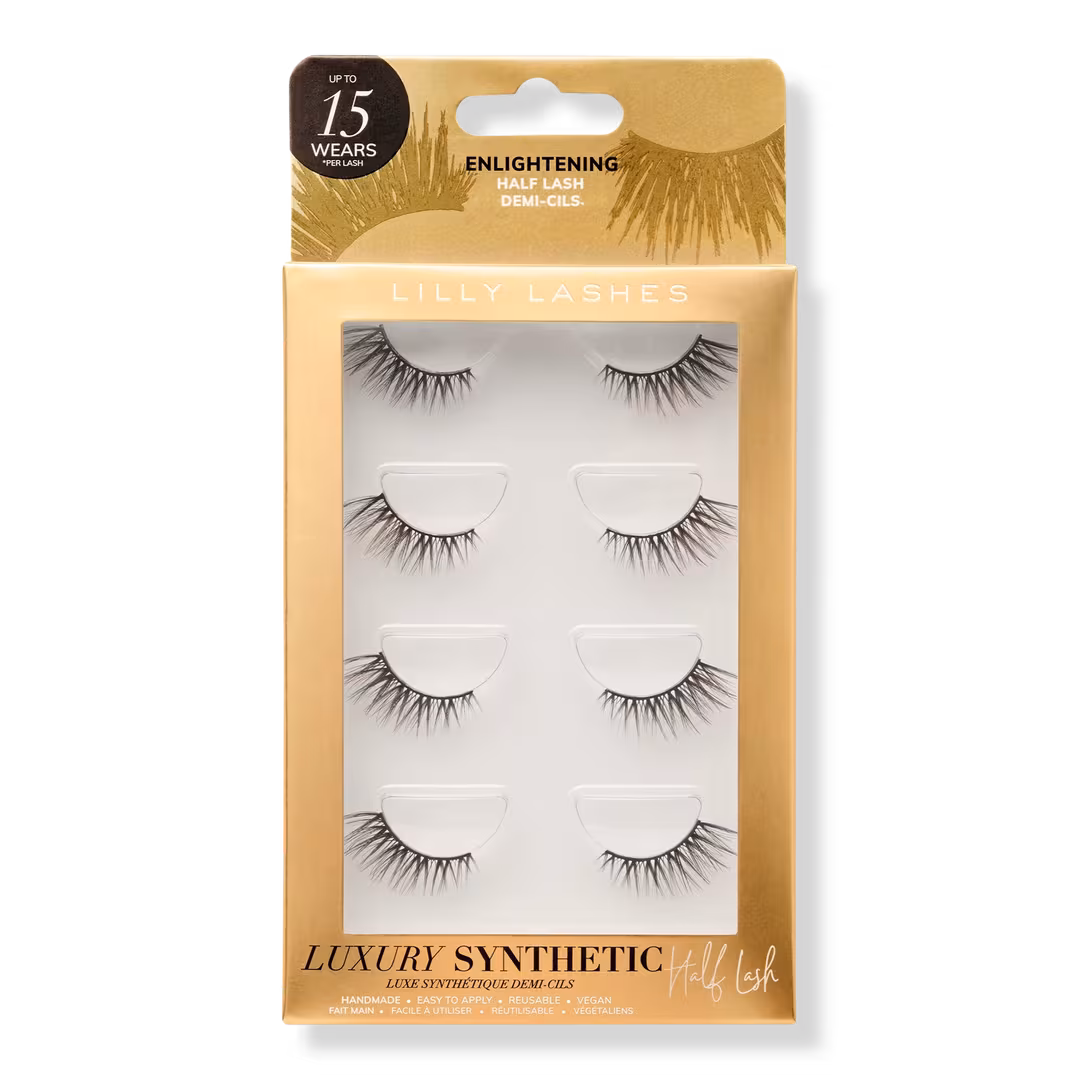 Lilly Lashes  Luxury Synthetic Half Lashes 4-Pack