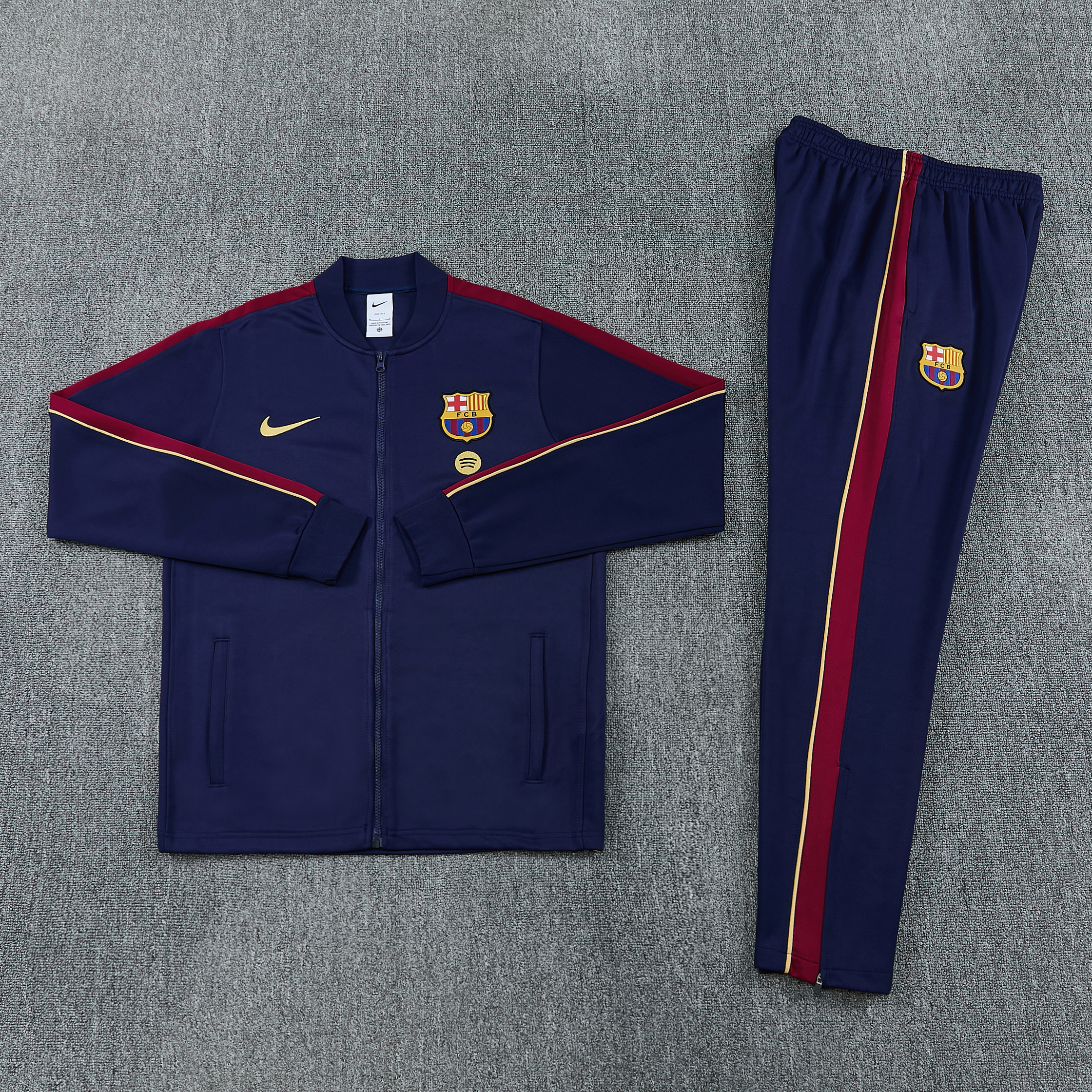 2026/2027 Barcelona Full Zipper Training Suit (Adult Set)