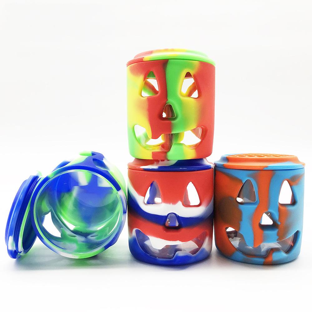Silicone&Glass Stash Jar