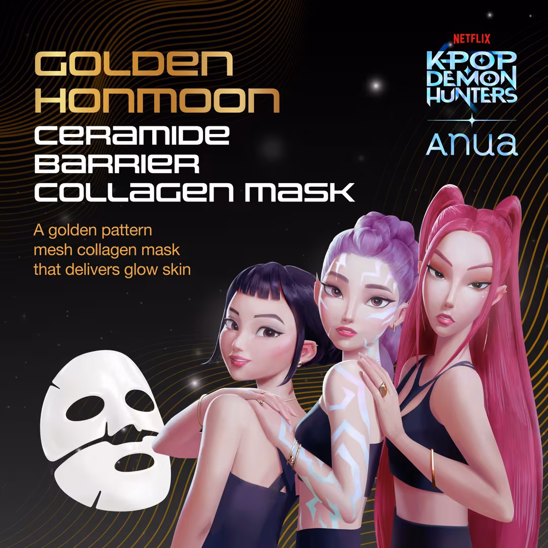 ANUA  KPop Demon Hunters Ceramide Barrier Collagen Mask
