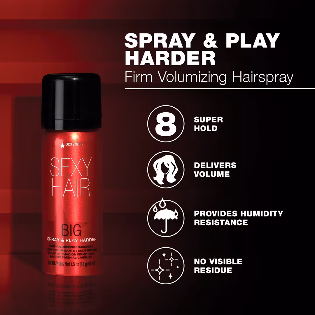 Sexy Hair  Travel Size Big Sexy Hair Spray & Play Harder Firm Volumizing Hairspray