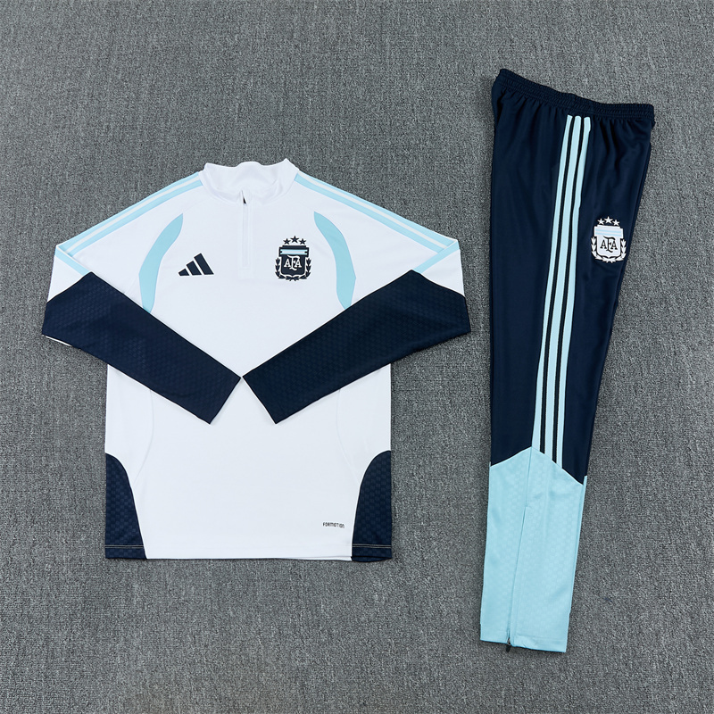 Adult/Kids 2026/2027 Argentina Half-Pull Training Football Shirt