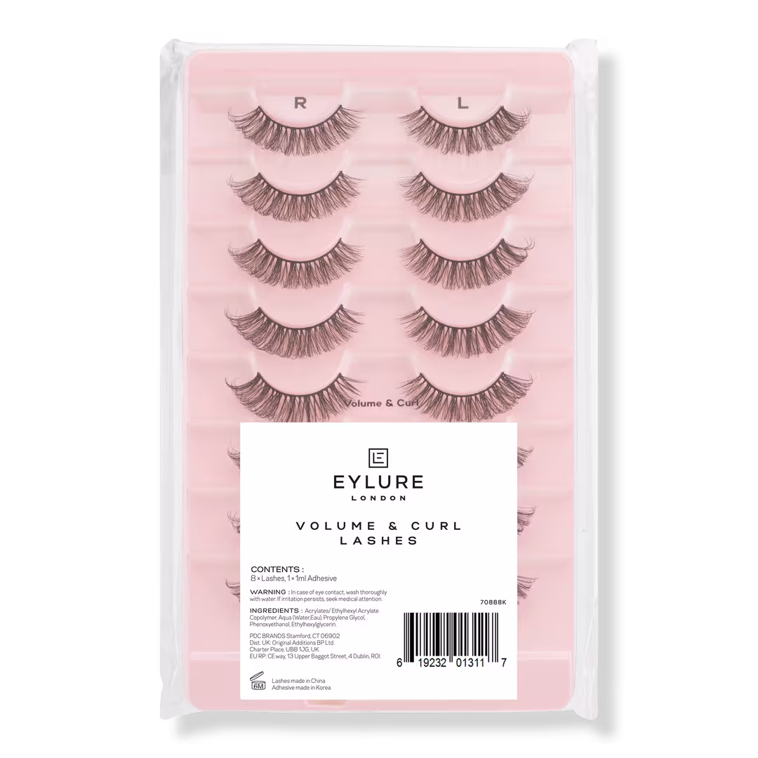 Eylure  Volume & Curl No. 605 Eyelashes Multipack