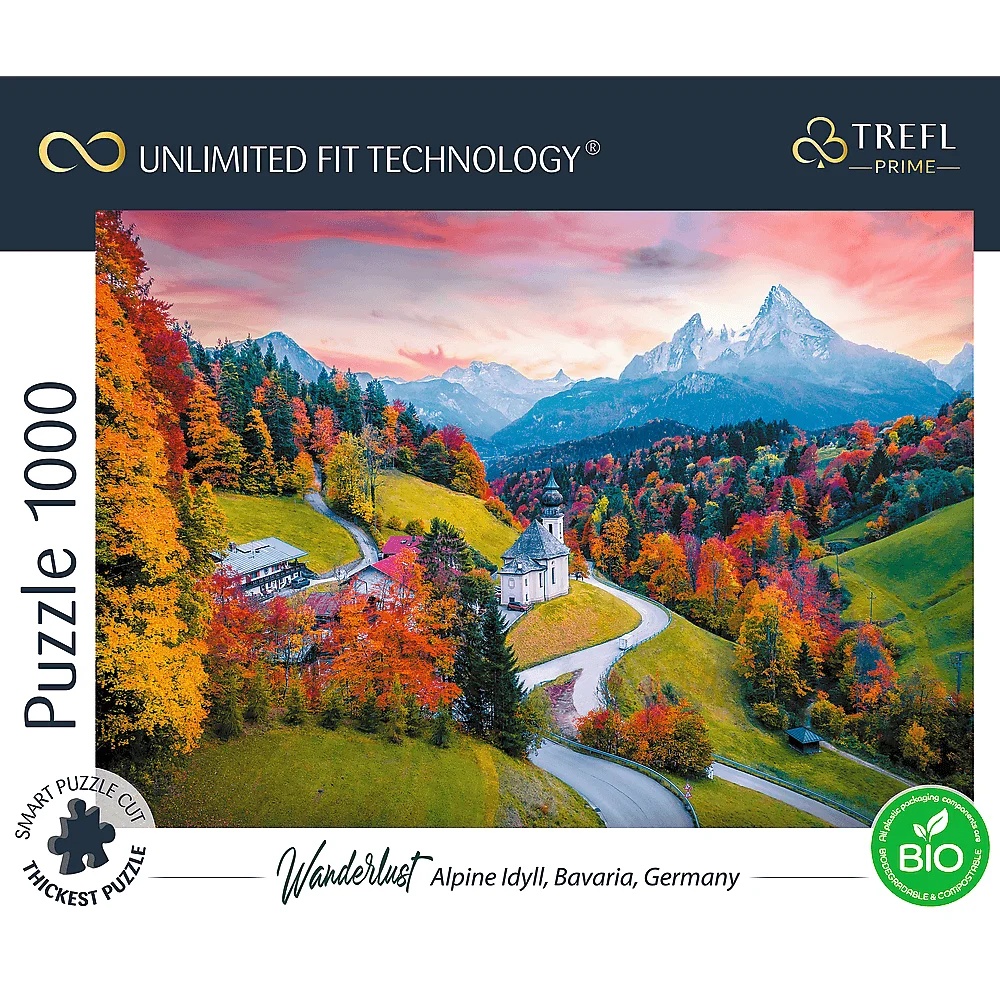 Puzzle Prime 1000 El. At The Foot Of Alps, Bavaria, Germany