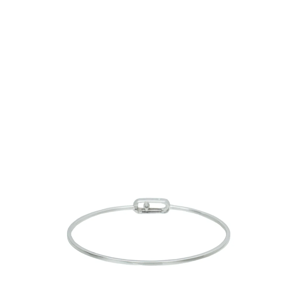 Messika 18K White Gold Diamond Move Uno Pave Flex Bracelet