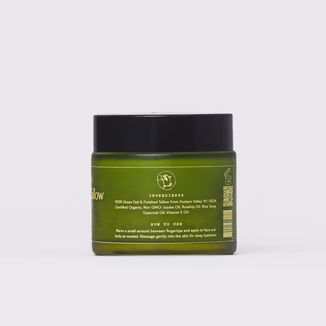My Neighbor's Tallow  Blue Tansy Face Tallow Balm