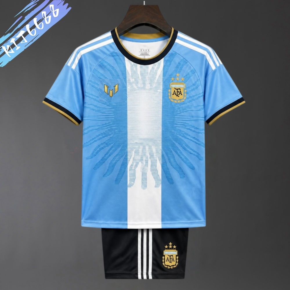 2026/2027 Argentina Messi Farewell Commemorative Football Shirt ( Kids Kit socks)