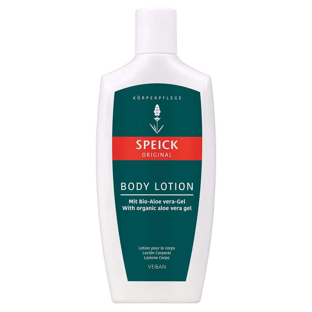 Feuchtigkeitsspendende und beruhigende Körperlotion mit Aloe Vera, Panthenol und Kamille