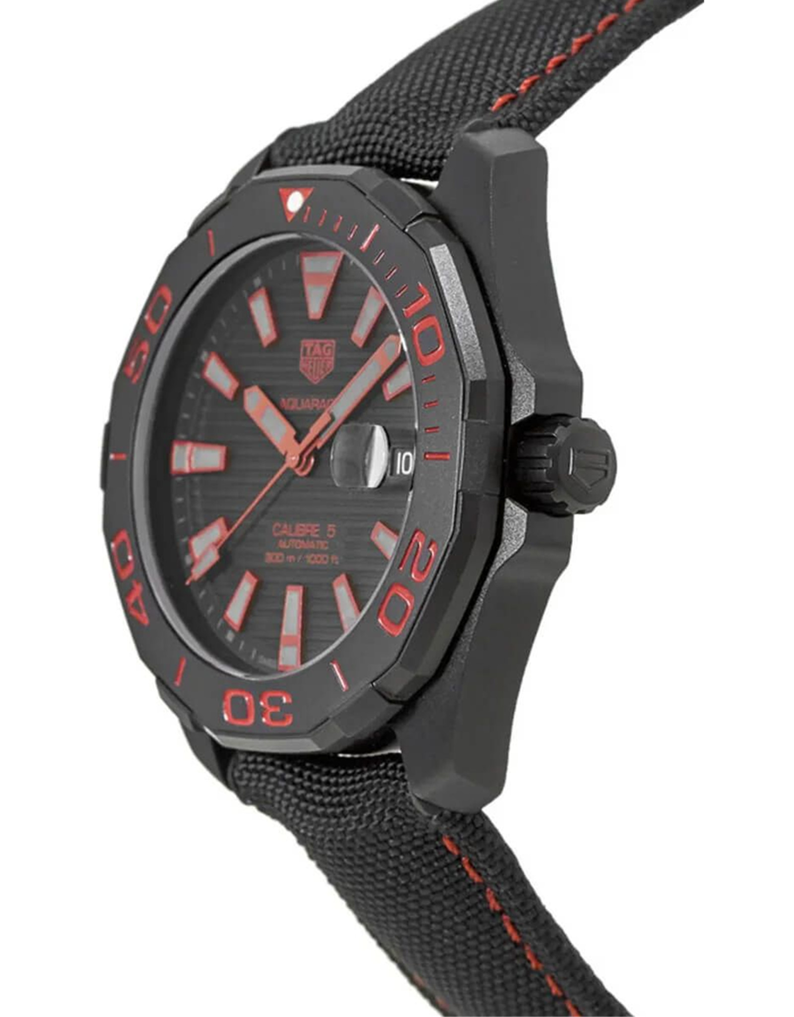 Replica Tag Heuer Aquaracer Calibre 5 Automatic Black Dial Men's Watch WAY208A.FC6381 43MM