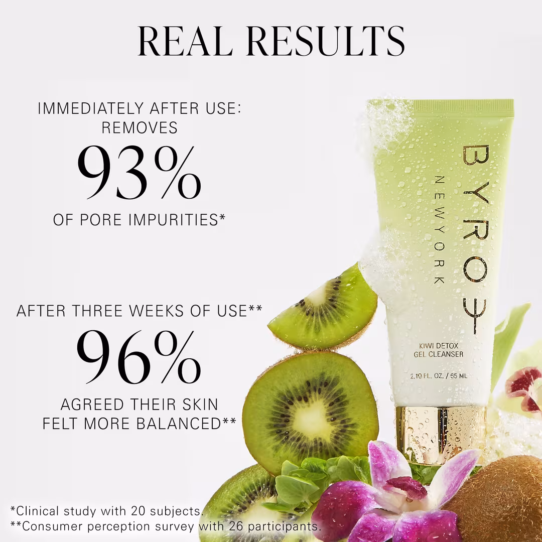 BYROE  Kiwi Detox Gel Cleanser