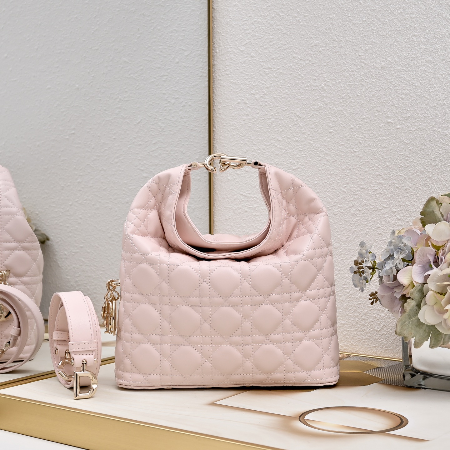 Dior Style Cannage Quilted Toujours Bag