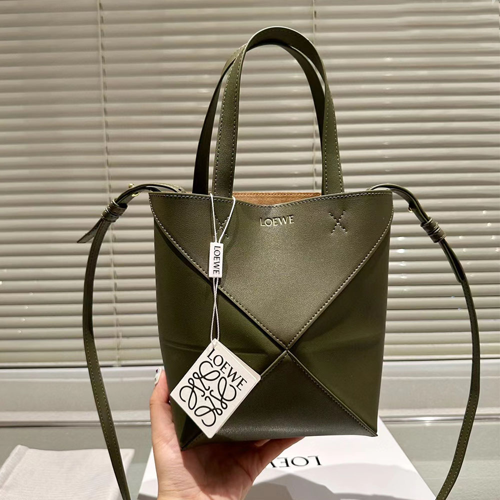 Loewe Puzzle Fold Tote Calfskin handbag