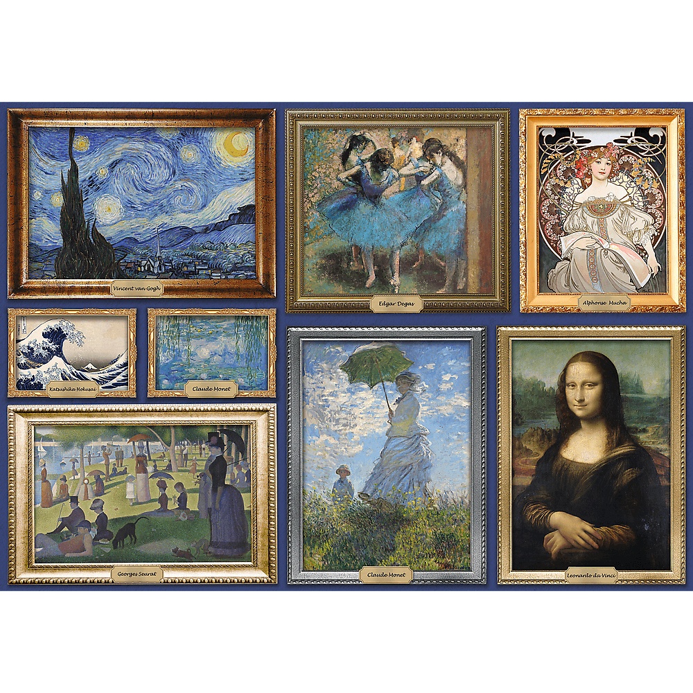 Puzzle Art Collection 1000 El. Kolekcja Arcydzieł Sztuki