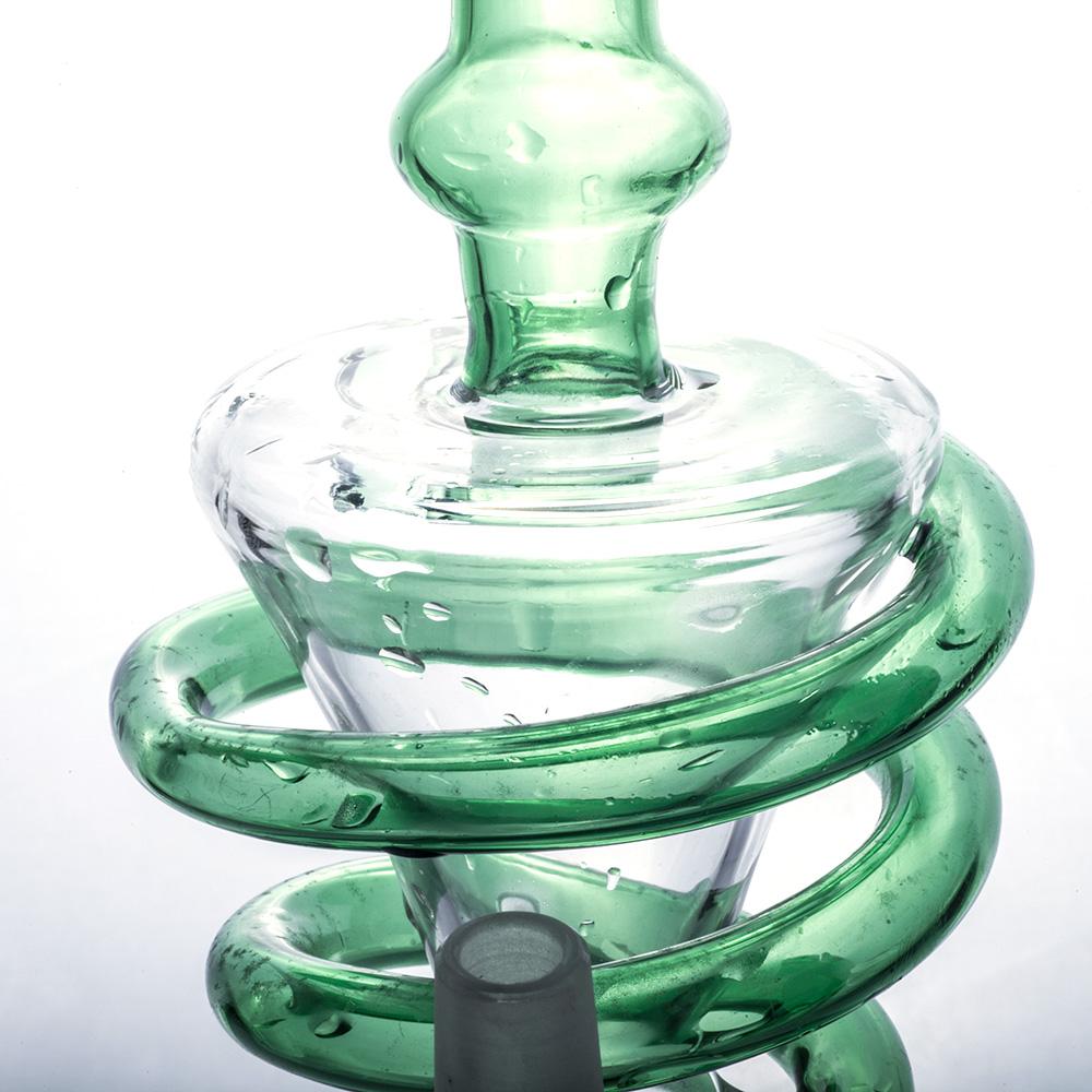 Spiral Perc Recycler Dab Rig
