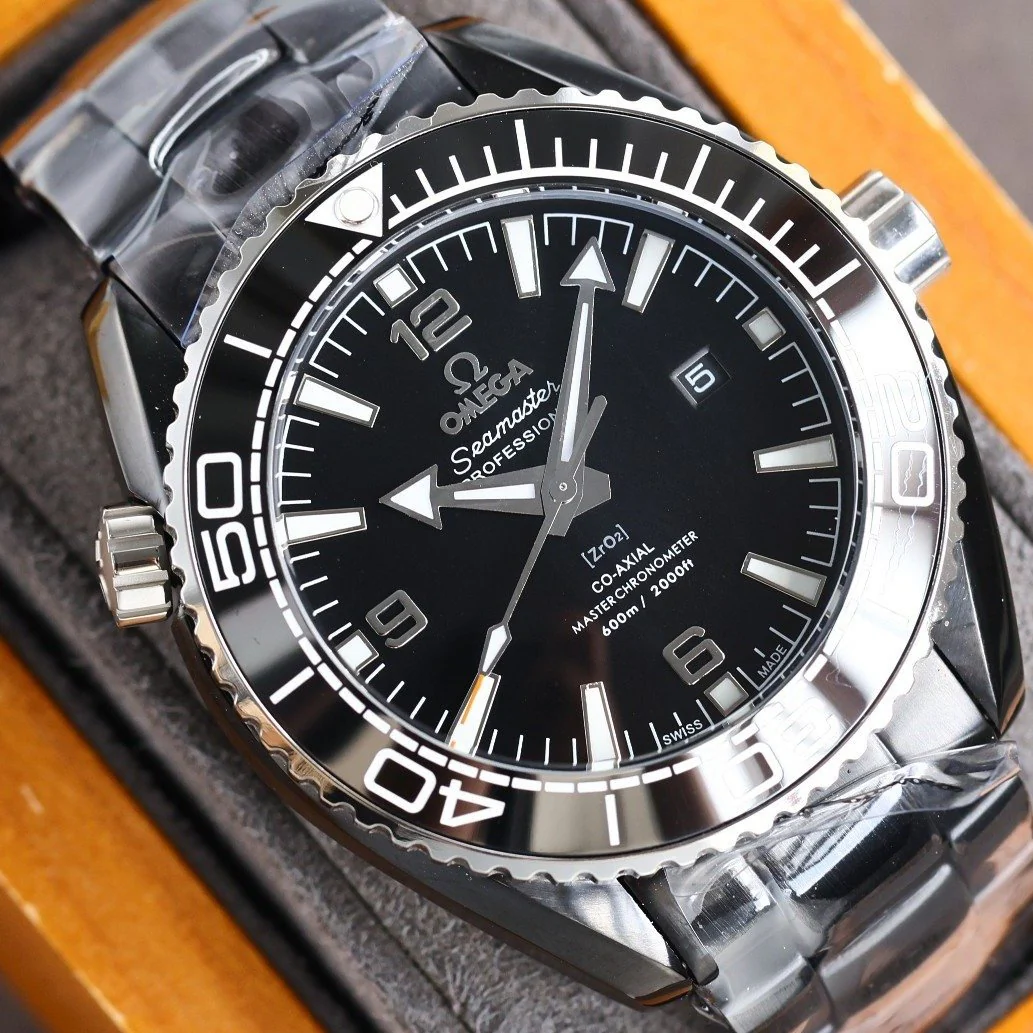 Omega Watch SEAMASTER PROFESSIONAL PLANET OCEAN 600M BLACK CERAMIC