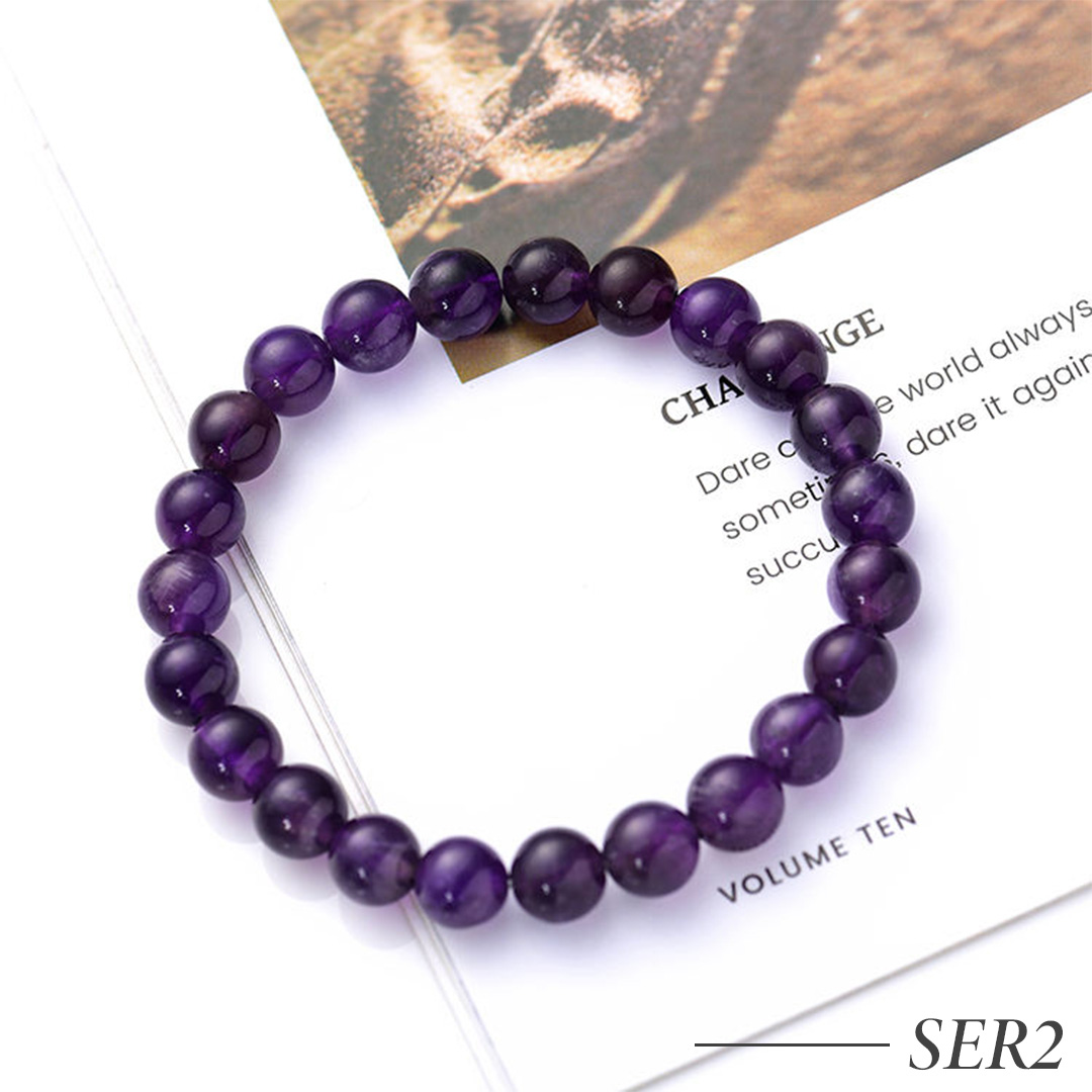 SER2-Dream Amethyst Beaded Bracelet
