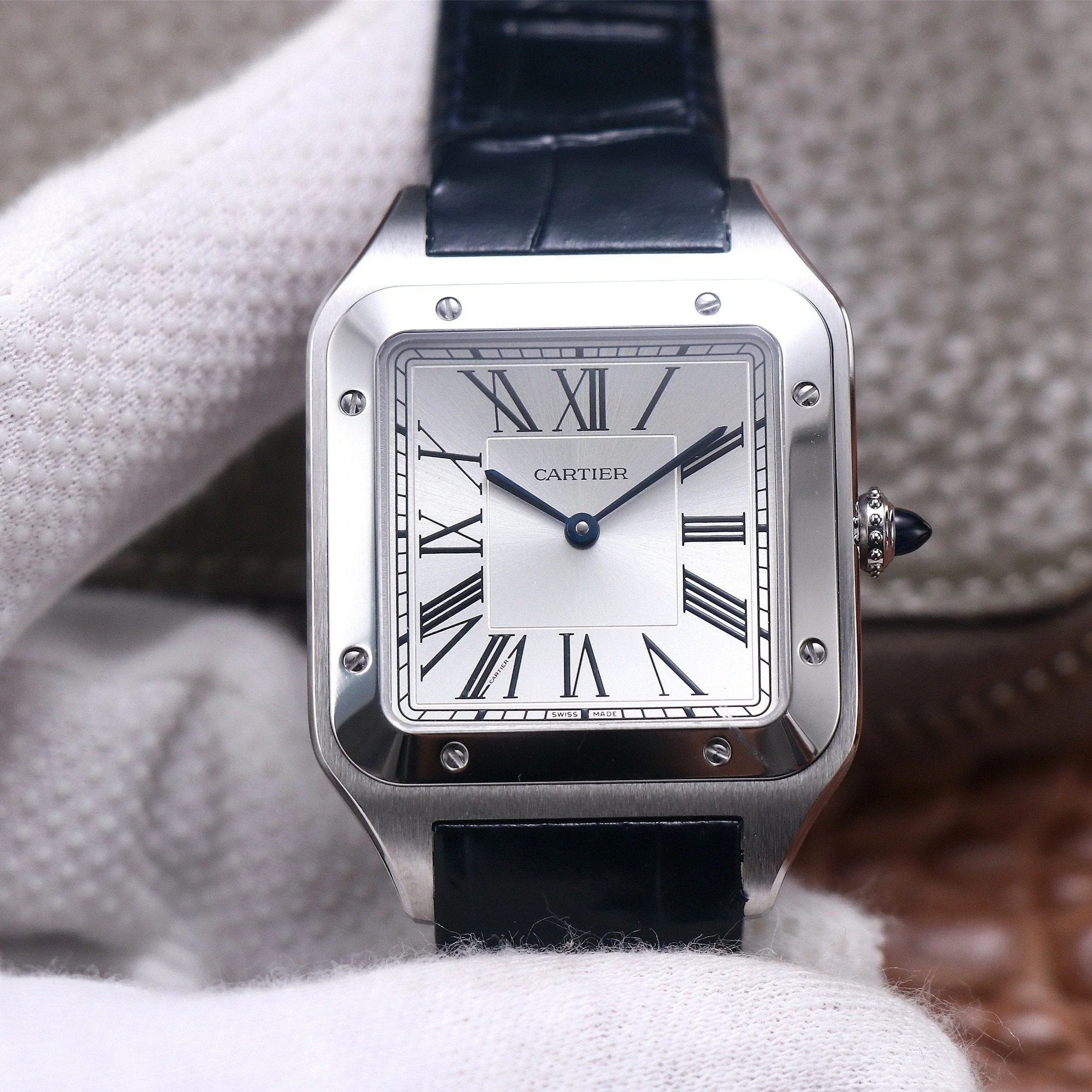 Cartier Watch SANTOS-DUMONT XL 46 WHITE DIAL