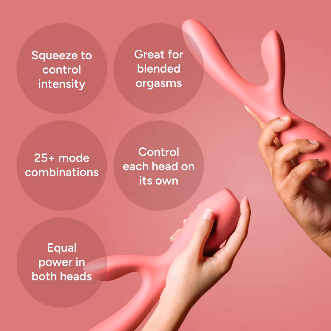 Smile Makers  The Artist Rabbit Vibrator with Squeeze Sensors