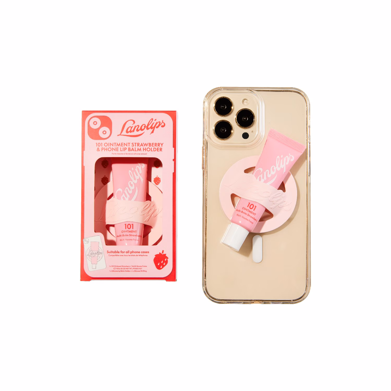 Phone Lip Balm Holder