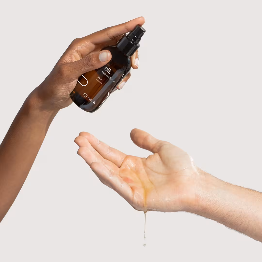 maude  Oil Fragrance Free Body and Massage Oil