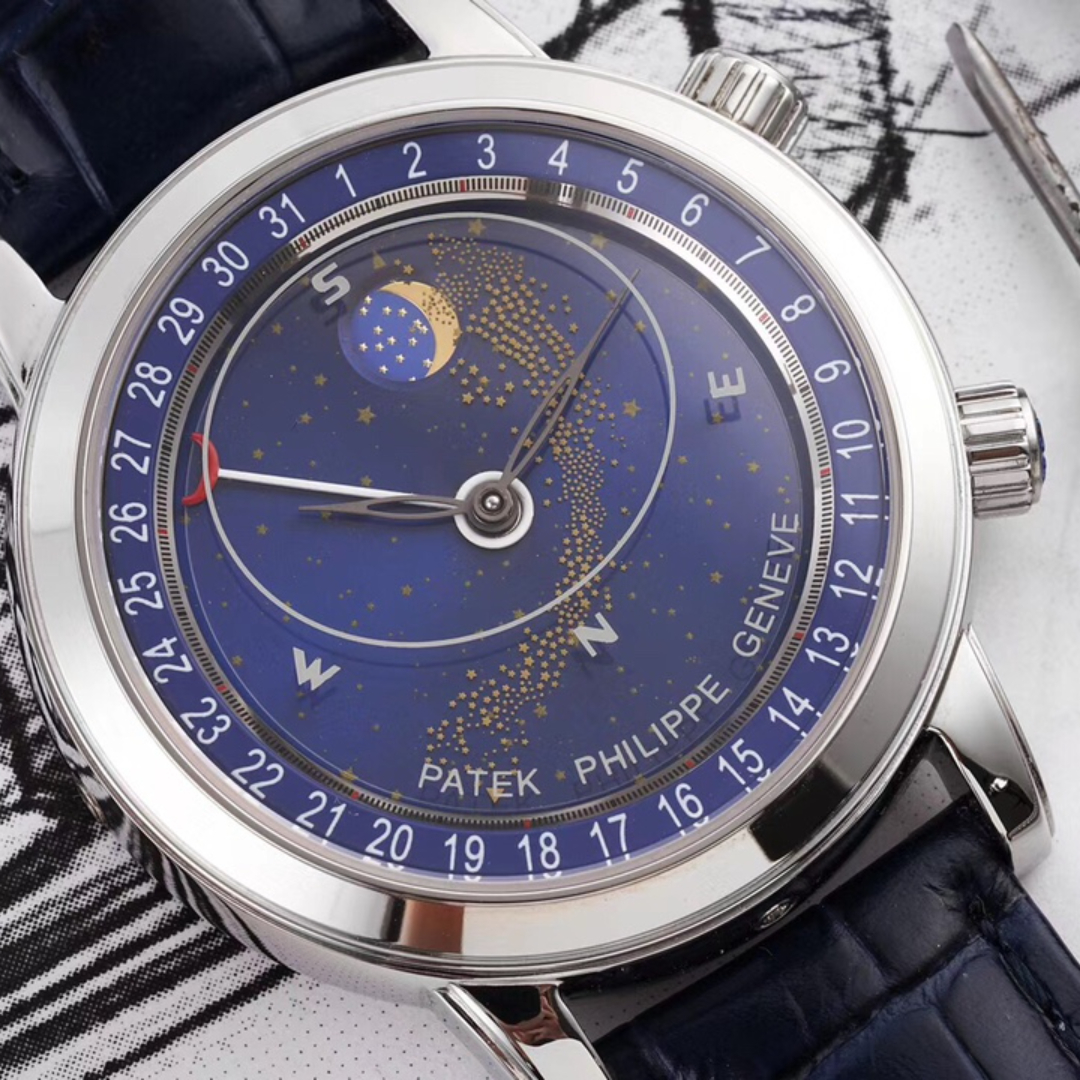 Patek Philippe Grand Complications Platinum 6102P-001 with Blue dial