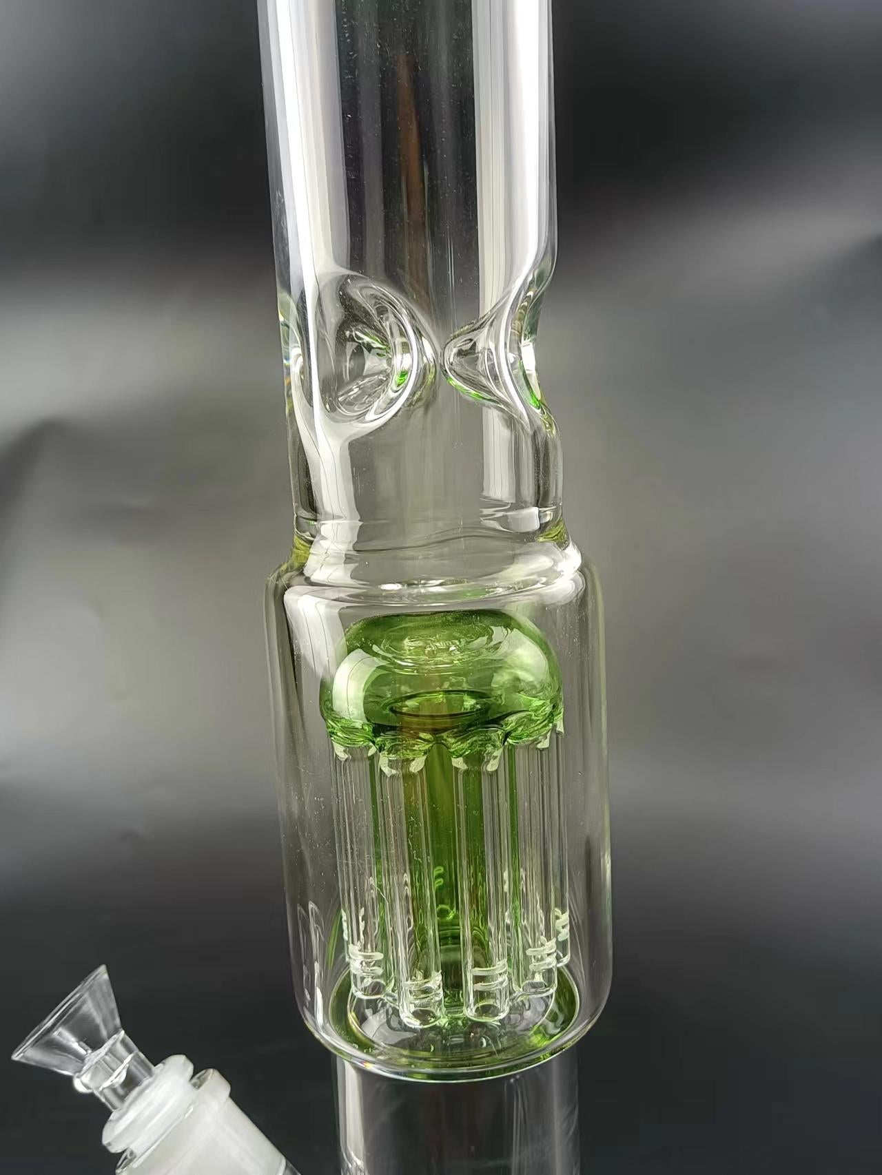 16 Green Tree Perc Glass Bong