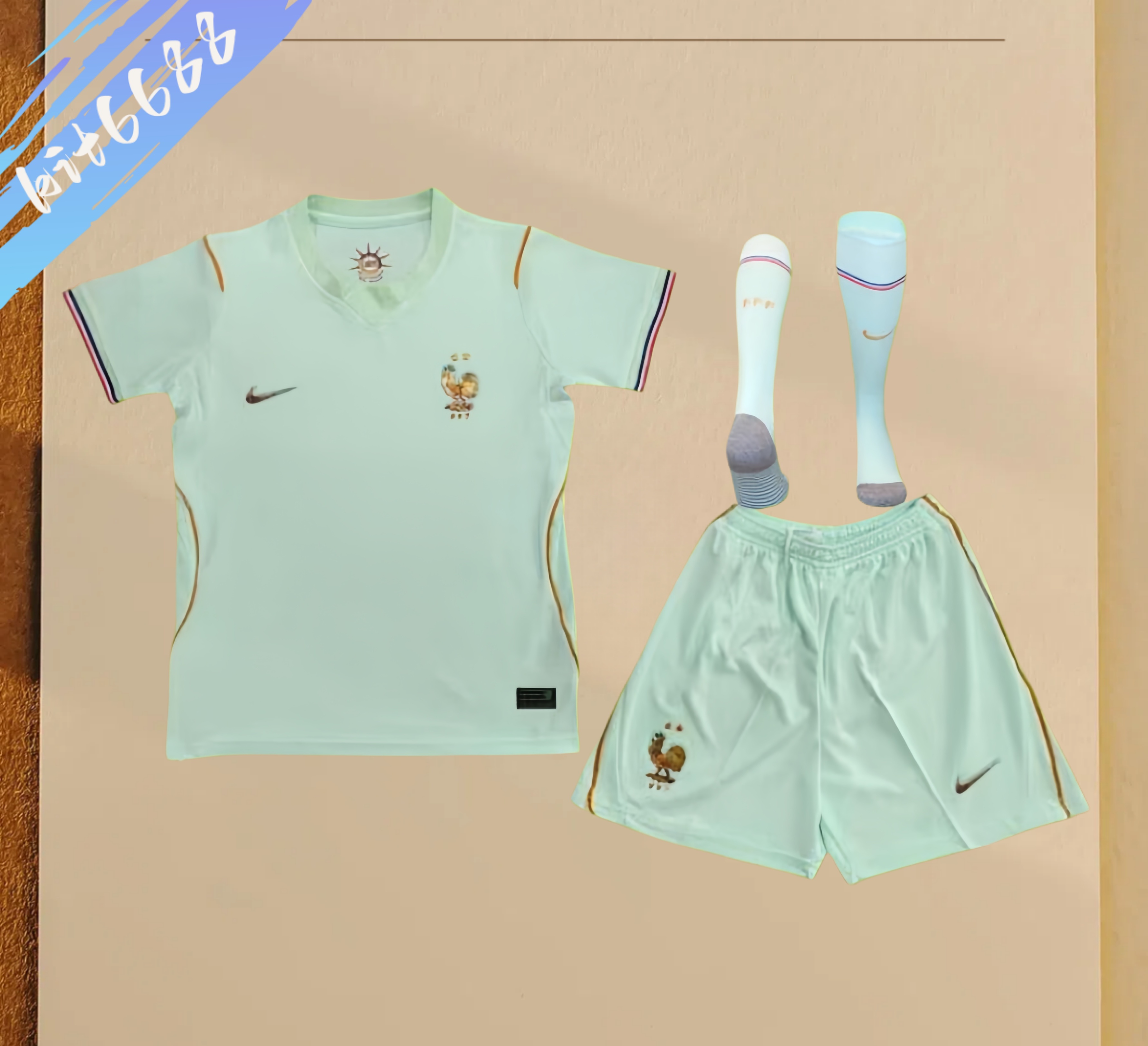 2026 France Away Football Shirt （Adult & Kids Kit socks)