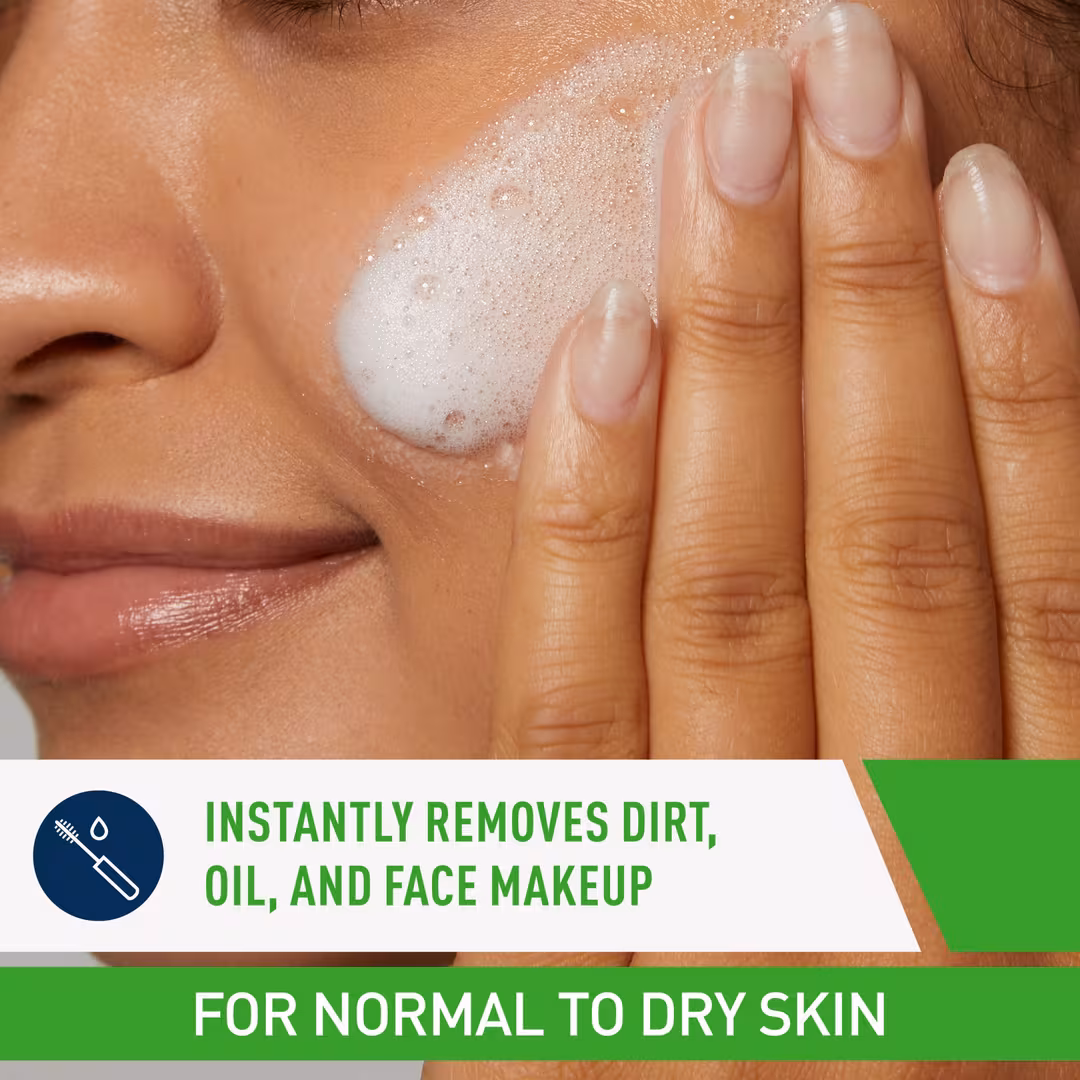 CeraVe  Hydrating Cream-to-Foam Cleanser