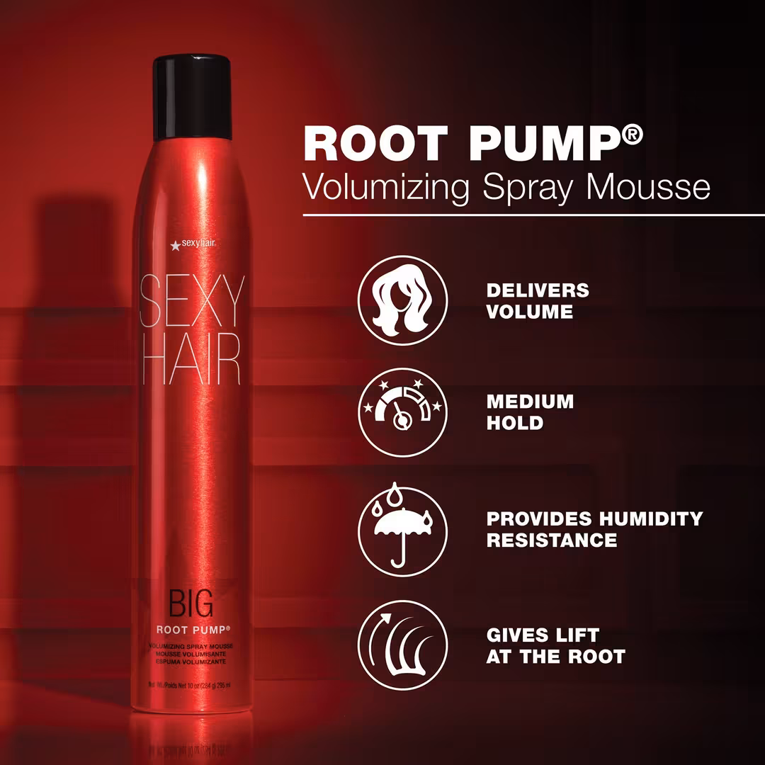 Sexy Hair  Big Sexy Hair Root Pump Volumizing Spray Mousse