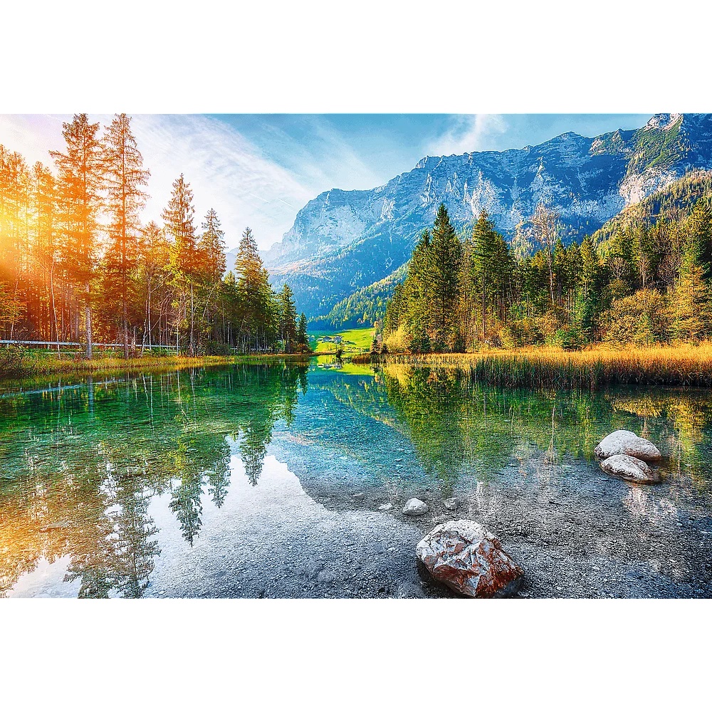 Puzzle Prime 1500 El. Wanderlust: At The Foot Of Alps, Hintersee Lake, Germany