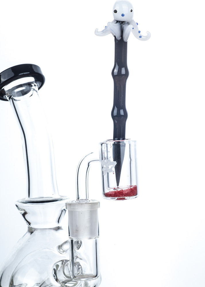 Thermochromic Banger Red Glass - By Puffing Bird