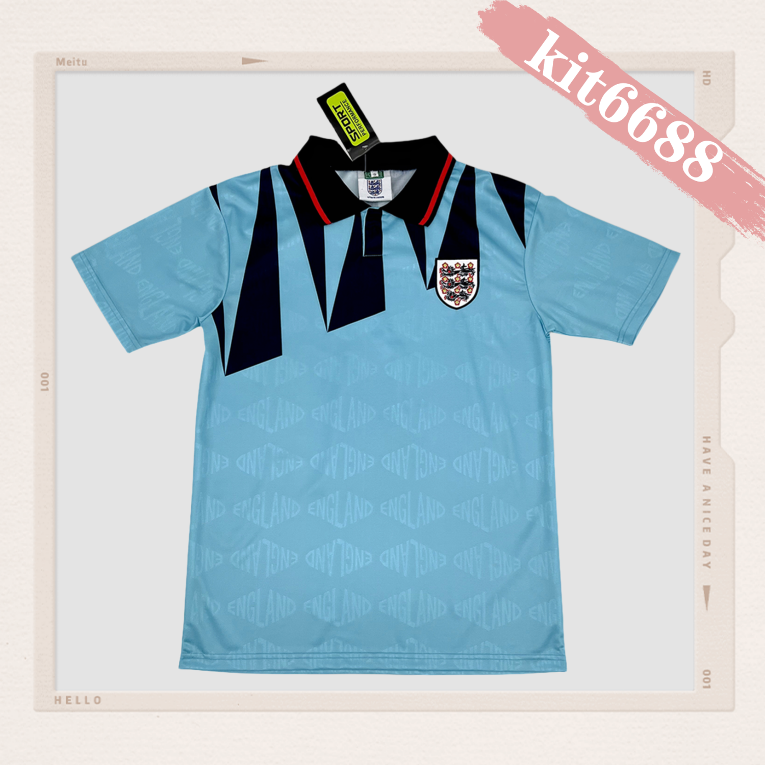 1992 England Third Away Retro Football Shirt